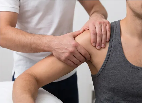 Manual therapy and joint mobilization for the shoulder