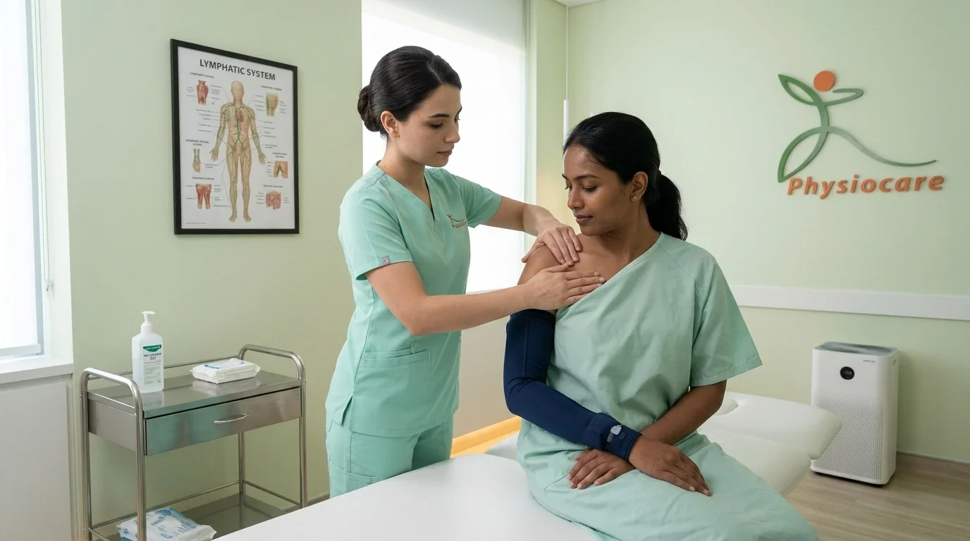 Physiocare Dubai physiotherapy clinic providing personalized lymphatic drainage care