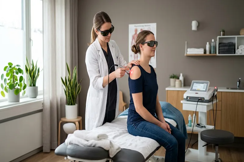 Laser therapy physiotherapy at Physio Care Dubai — clinic