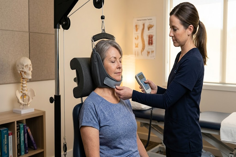 Cervical traction in Dubai at Physio Care