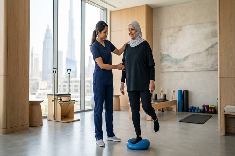 Manual therapy and therapeutic exercises at Physio Care