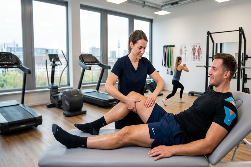 Muscle recovery for athletes with manual therapy