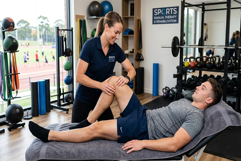 Sports manual therapy at Physio Care Dubai