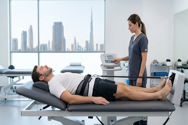 What to expect during traction therapy at Physio Care