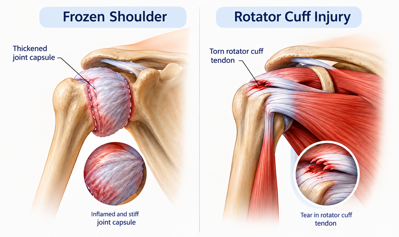 Frozen Shoulder vs Rotator Cuff: Which Physio Works?