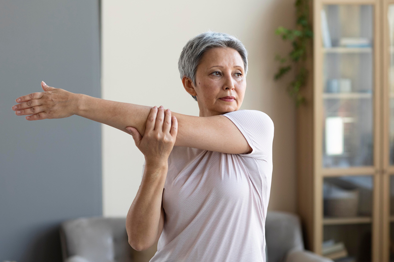 Frozen shoulder recovery and improved movement