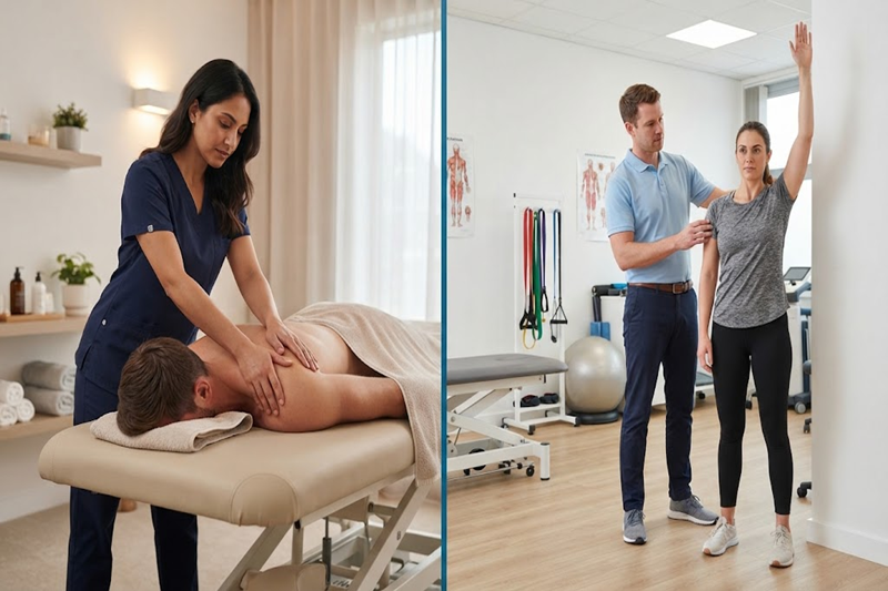 Massage vs Physiotherapy: Which One Do You Need?