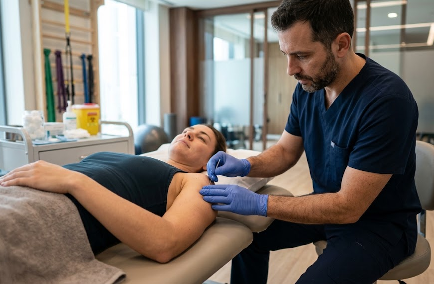Dry needling treatment during sports injury rehabilitation