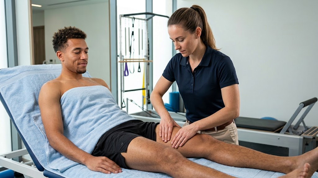 Sports manual therapy hands-on treatment at Physio Care